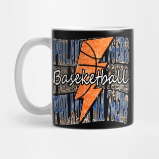 Graphic Basketball 76ers Proud Name Vintage Mug